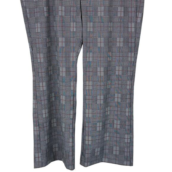 NWT Torrid Bootcut Pants Womens 28T Black White Plaid High Rise Dark Academia - Picture 5 of 10